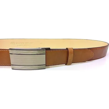 Opasek Belts 35-020-A7-48 pánský luxusní kožený společenský opasek s plnou sponou hnědý
