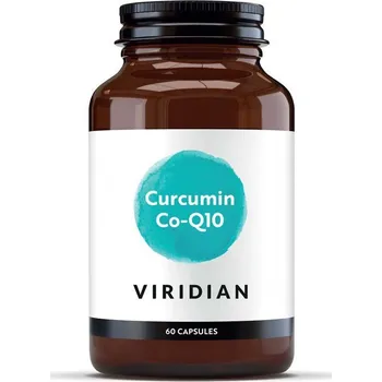 Lék na srdce, cévy a krev Viridian Curcumin Co-Q10, 60 kapslí