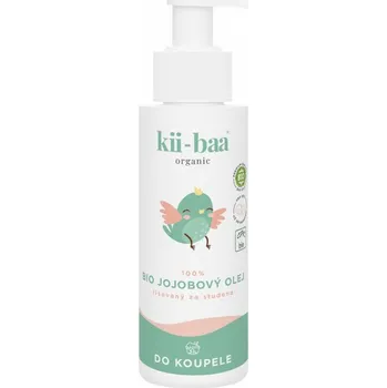 Tělový olej kii-baa 100% Jojobový Bio olej 100ml 0+ Do koupele