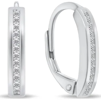 Náušnice Brilio Silver Nadčasové stříbrné náušnice se zirkony LME264 + 2 měsíce na vrácení zboží