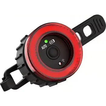 Cyklosvítilna Cyklo světlo Nakida Super III, zadní, USB-C nabíjecí, brzdové, automatické zapnutí, 420 mAh (zadní světlo na kolo | cyklo světlo | brzdové světlo kolo | USB-C světlo | inteligentní světlo na kolo | Blikačka na kolo | COB LED zadní světlo | bezpečnostní)