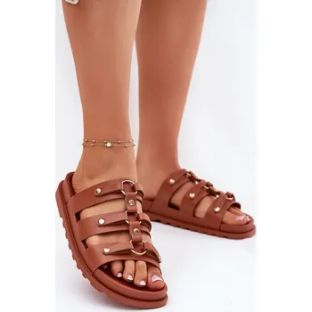 Dámské žabky Dámské Pantofle S Pásky Camel Pasiriela 37