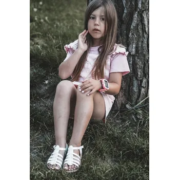 Dívčí sandály Dětské Gladiátorské Sandálky S Páskem V Multibarevném Designu Radovia 19