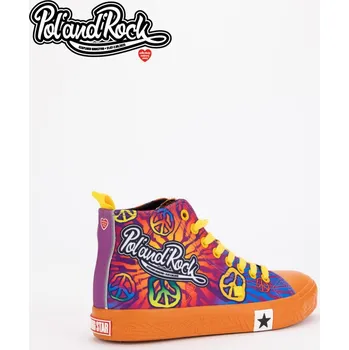 Dámské tenisky Tenisky Pol'and'Rock Festival X Big Star SS174502 Oranžové 41