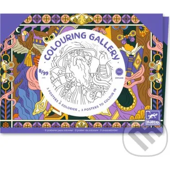 Desková hra Veľké maľovanky: Hrdinovia (3 plagáty) - Djeco Djeco