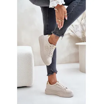 Dámské tenisky Zateplené Dámské Tenisky Big Star Béžové Velikost: 38