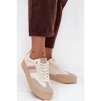 Dámské tenisky Dámské tenisky LEE AILANI WOMEN LOW 50253004.02A Vybledlá bílá 37