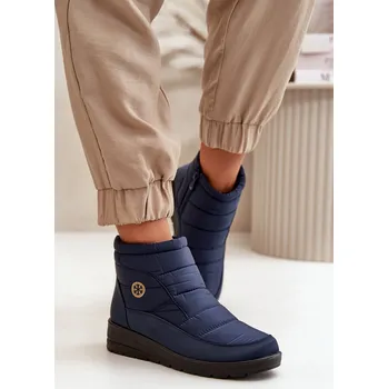 Dívčí sněhule Dámské Zateplené Sněhule Tmavě Modré Helis 41