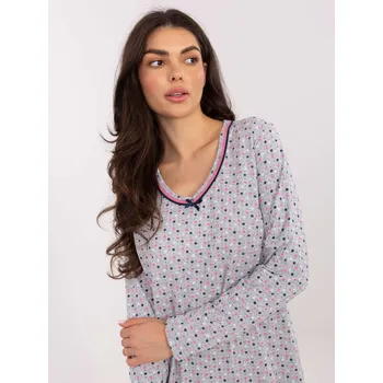 DU KN noční košile FP 104.26 šedá XL