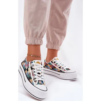 Dámské tenisky Vzorované Dámské Tenisky Na Platformě Lee Cooper LCW-25-31-3441L Multikolor 36