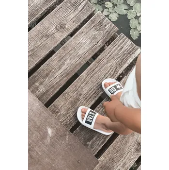 Sada pánského spodního prádla Nazouváky Dětská Big Star DD374154 Bílé 32