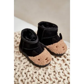 Dívčí sněhule Zateplené dětské sněhule Lamy černé Esandira 29