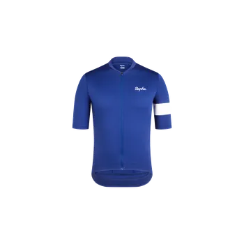 cyklistický dres Cyklistický dres Rapha Core SIZE: XXL, COLOR_NAME: tmavě zelená/bílá