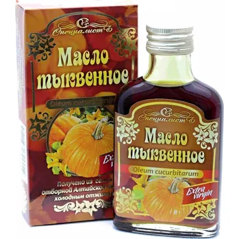 Podpora erekce Specialist 100% Dýňový olej, za studena lisovaný, panenský, 100 ml