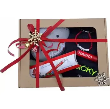 Dárková krabička Souprava pro hasičky v dárkovém balení