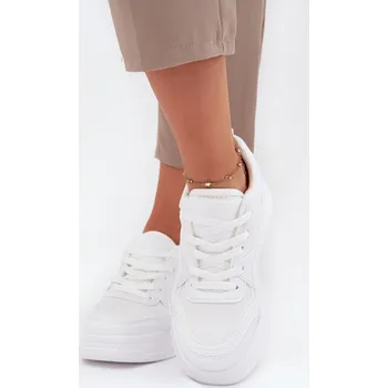 Dámské tenisky Dámské Tenisky Na Platformě Big Star SS274590 HI-POLY SYSTEM Bílé 41