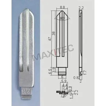 Autoklíč Keetec KEY-NISSAN