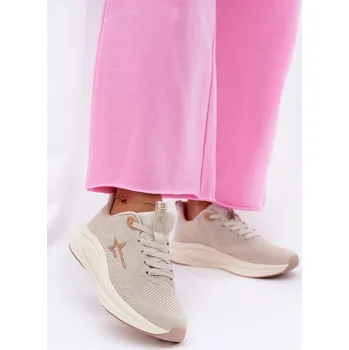 Dámské tenisky Sportovní Boty Tenisky Dámské Big Star RR274A145 HI-POLY SYSTEM Béžové 37