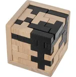 Kruzzel 24742 Dřevěný hlavolam kostka