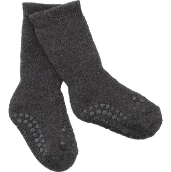 Dámské ponožky GOBABYGO Protiskluzové ponožky Dark Grey Melange Velikost (od výrobce): 1 - 2 r.