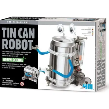 kreativní sada Experimentální sada - výroba robota z plechovky (Hračky pro malé vědce - experimentální sada )