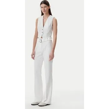 Pánská vesta HUGO Vesta 50537760 Bílá Slim Fit 34