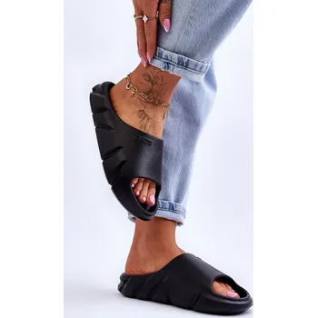 Dámské žabky Dámské lehké pěnové pantofle Big Star LL274594 Černé 36