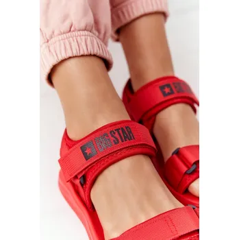 Dámské sandále Dámské Sportovní Sandály Big Star HH274A027 červené 41