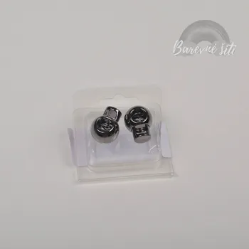 Stříbrné kuličky, brzdičky na šňůrky 2 Ks (E) (Brzdičky)