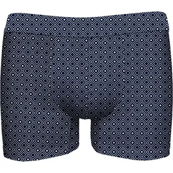 Pánská móda Pánské boxerky JOHN FRANK JFBUCWB605 Inside Tm. modrá XXL