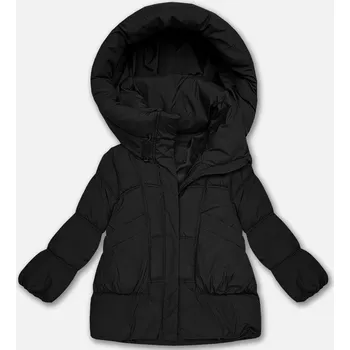 Černá péřová dámská oversize bunda S'West (B8539-1) odstíny černé S (36)