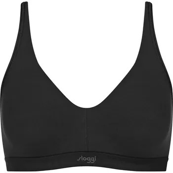 Dámská móda Dámská podprsenka EVER Ease Soft bra - BLACK - černá 0004 - SLOGGI BLACK XL2