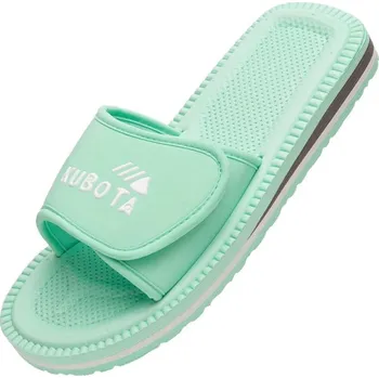 Dámské žabky Klapky na suchý zip Kubota klasické pastelově zelené K25SS-100-001-17-1 39