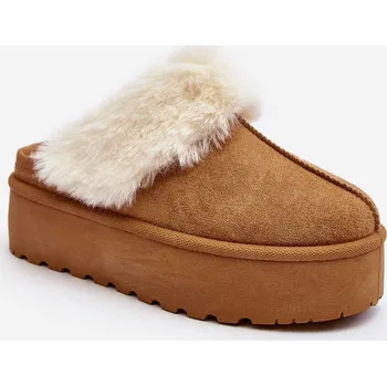 Dětská móda Dámské sněhule na tlusté podešvi Camel Starlyn 38