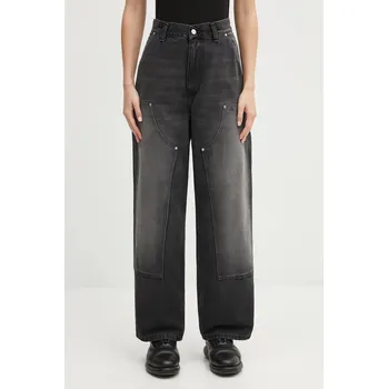 Džíny Carhartt WIP W Brandon Double Knee Pant, L, černá, 99X