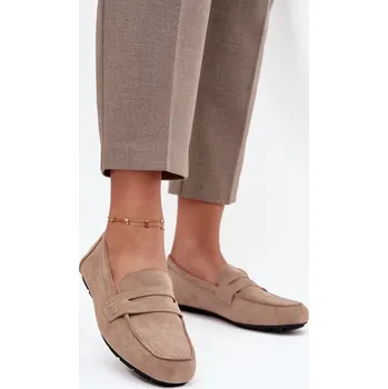 Dámské mokasíny Loafersy Mokasyny Damské Ploché Béžové Soreline 41