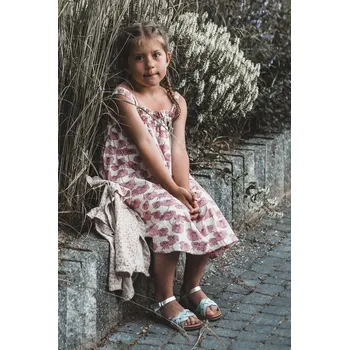 Sada pánského spodního prádla Dětské sandálky se suchým zipem s propletenými pásky modré Dianttha 19