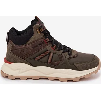 Pánské spodní prádlo Pánské turistické boty WRANGLER WEST MEN MID 20253027 tmavozelené 43