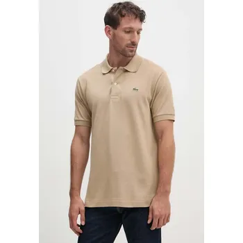 Bavlněné polo tričko Lacoste Koszulka Lacoste Polo Classic Fit L1212 02S, M, hnědá, 88X