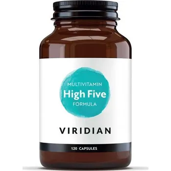 Viridian High Five Multivitamin & Mineral Formula, 120 kapslí