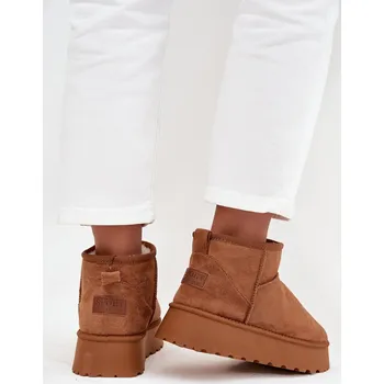 Dívčí sněhule Dámské sněhule na platformě Camel Celyra 39