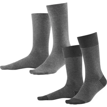 Calvin Klein pánské šedé ponožky 2 pack - 39-42