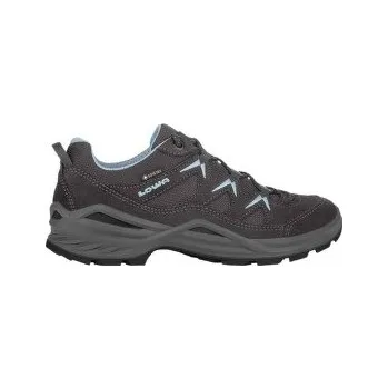 Dámská treková obuv Lowa Sirkos Evo GTX Lo Women graphite/iceblue šedá 40 EU 4056264889765