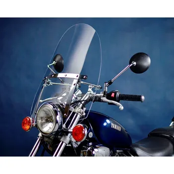 Motodoplněk Yamaha XV 535 Virago - plexi štít - Tmavě kouřové 60001-196596