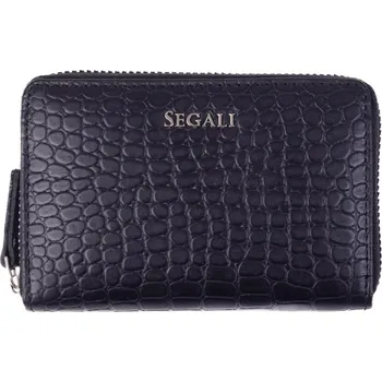 Deštník Segali 7680 dámská kožená peněženka černá