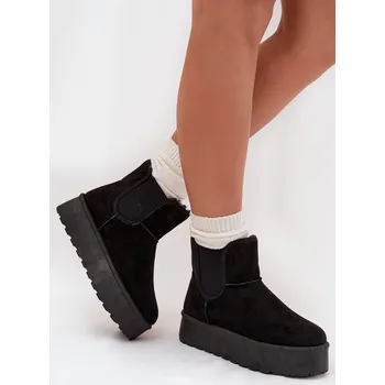 Dívčí sněhule Dámské Sněhule S Elastickým Vložením Černé Kiora 38