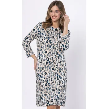 DÁMSKÁ KOŠILE VITALIA 1665 BÍLÁ/GRANITOVÁ 2XL