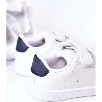 Sada pánského spodního prádla Dětské Tenisky Se Suchým Zipem Bíle-Tmavě Modré California 34