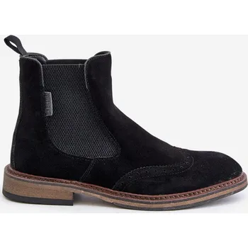 Sada pánského spodního prádla Semišové Pánské Kotníkové Boty Big Star OO174192 Černé 43