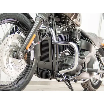 Rám pro motocykl Padací rám Fehling Harley Davidson HD Softail Street Bob 2018-, černý 47453